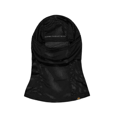 Mesh Reflective Balaclava - black