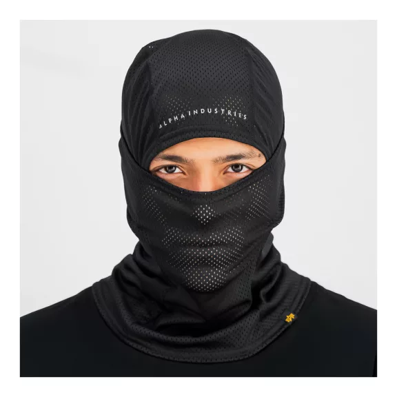 Mesh Reflective Balaclava - black