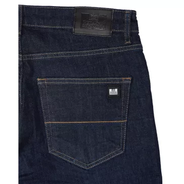 Tapered Denim Jeans - dark rinsed