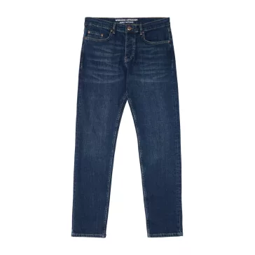 Tapered Denim Jeans - dark vintage