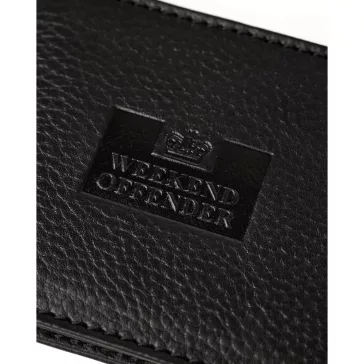 Leather Billfold Wallet With Gift Box - Black
