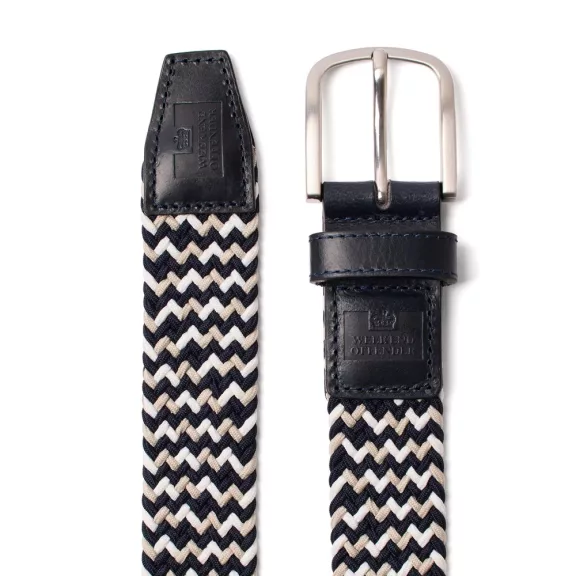 Boxed Woven Belt - Multi