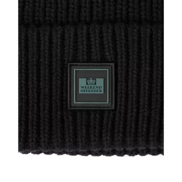 Kettama Rib Knit Beanie - Black