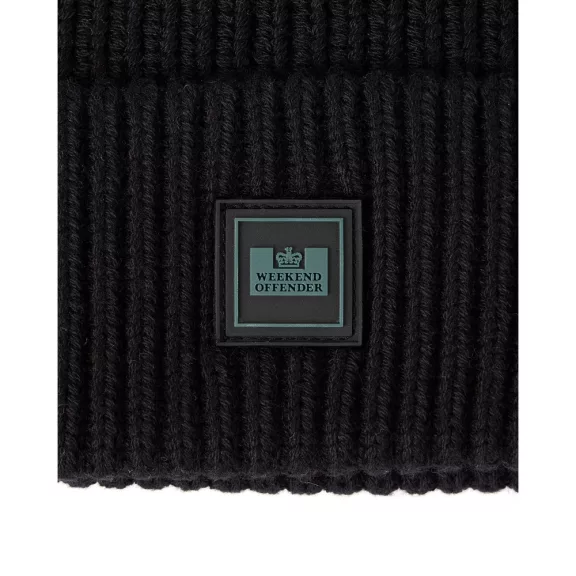 Kettama Rib Knit Beanie - Black