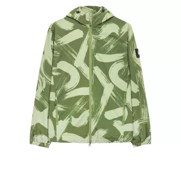 Technician Camo Cotton Jacket - sapling green