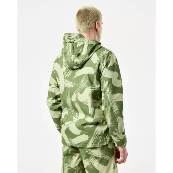 Technician Camo Cotton Jacket - sapling green