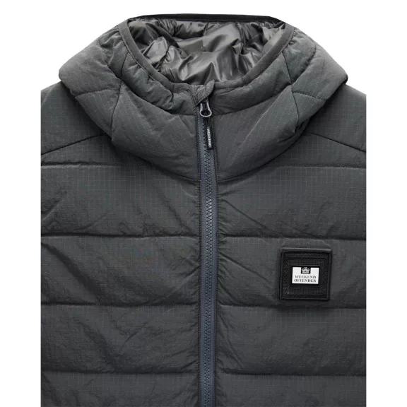 Toronto Hooded Gilet - Cyclone Grey