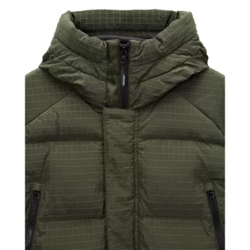 Lombardo Longline Primaloft Jacket -  Black Forest Green