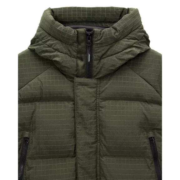 Lombardo Longline Primaloft Jacket -  Black Forest Green