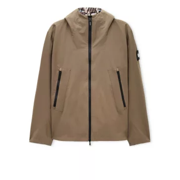 Mercury Camo Reversible Jacket - Tobacco Brown