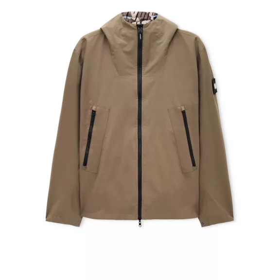 Mercury Camo Reversible Jacket - Tobacco Brown