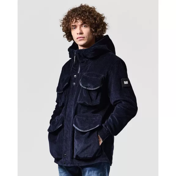 Cotoca Cord Field Jacket - navy