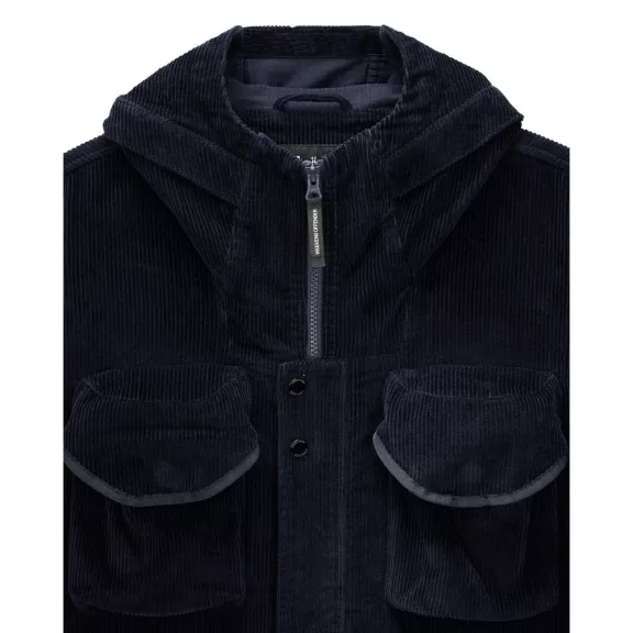 Cotoca Cord Field Jacket - navy