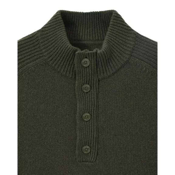 Castillos Wool Jumper - Black Forest Green