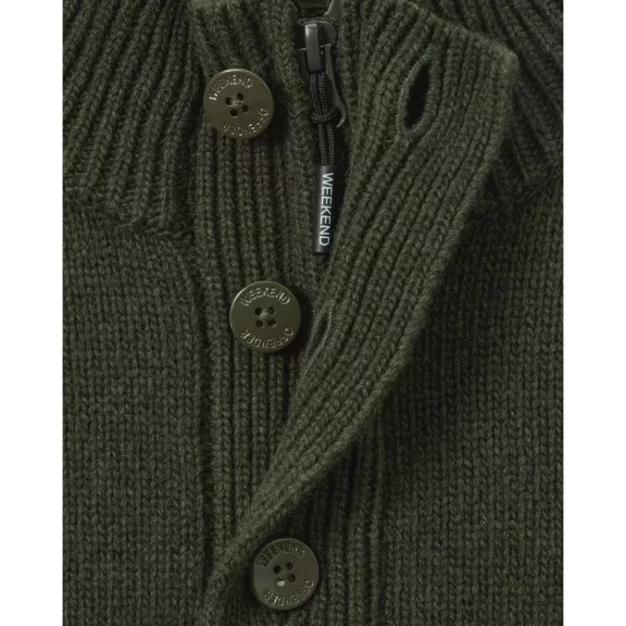 Castillos Wool Jumper - Black Forest Green