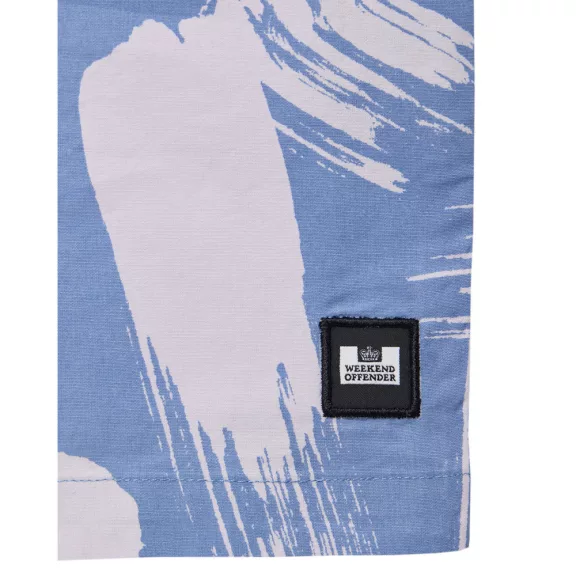 Toshima Camo Shirt - cornflower blue