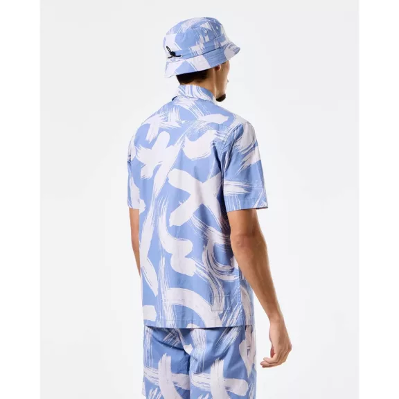 Toshima Camo Shirt - cornflower blue