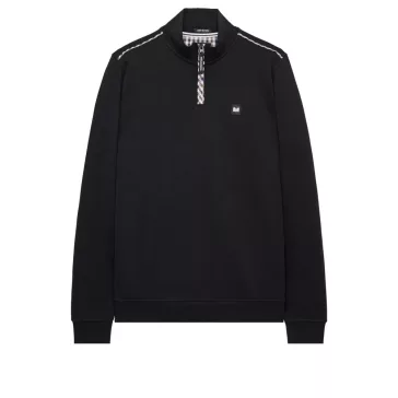 Matisa Quarter Neck Sweatshirt - black