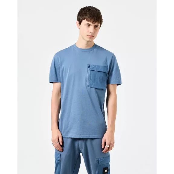 Takaji T-Shirt - baltic blue