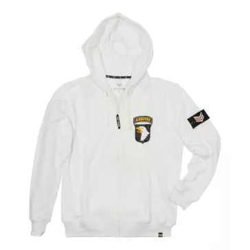 Airborne Zip Hoody - white