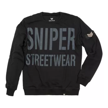 All Over Crew Neck - black