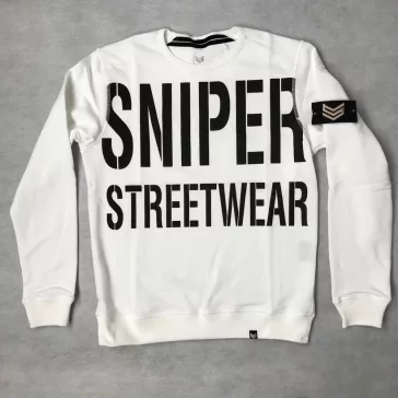 All Over Crew Neck - white