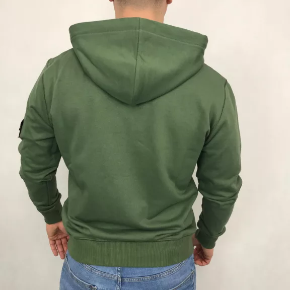 Army Zip Hoody - army green