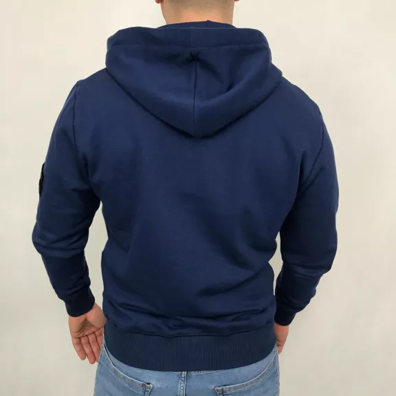 Army Zip Hoody - navy