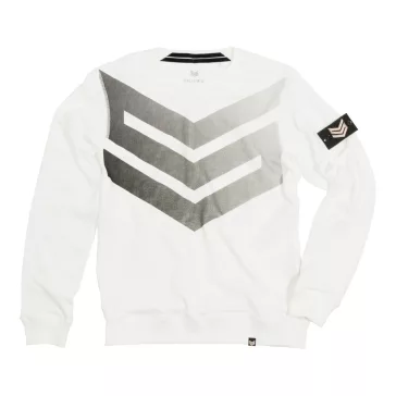 Big Logo Sweater - white