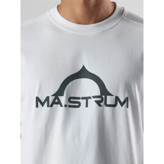 Bora Half Compass Print Tee - Optic White