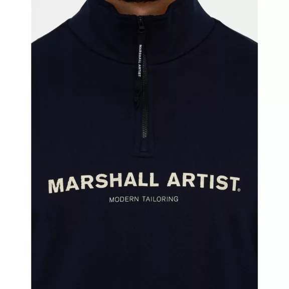 Coastal Erosion 1/4 Zip Sweat - Navy