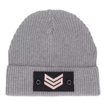 Commander Patch Beanie - grey