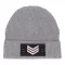 Commander Patch Beanie - grey