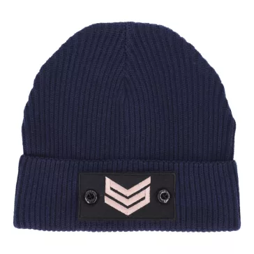 Commander Patch Beanie - navy