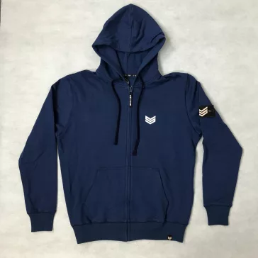 Commander Zip Hoody SL - navy