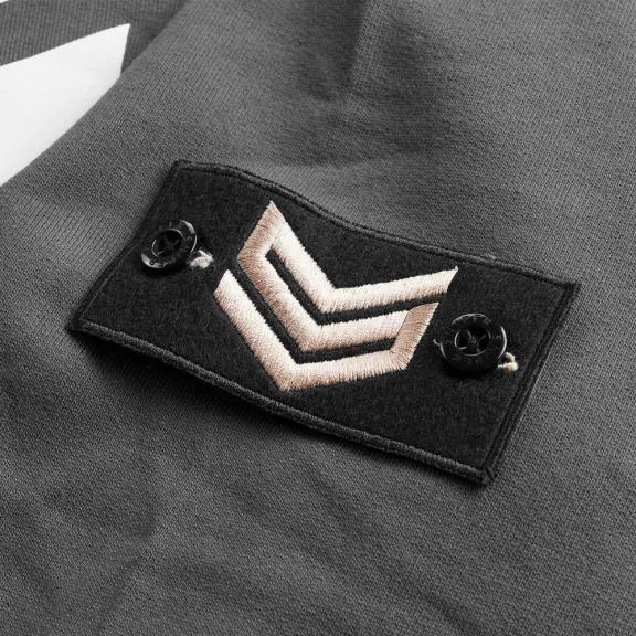 Commander Zip Hoody - steel grey