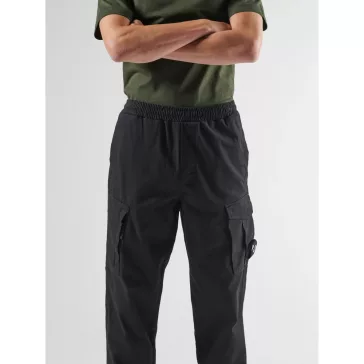 Elasticated Pant  - jet black
