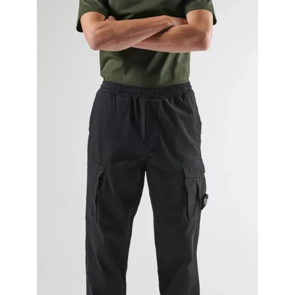Elasticated Pant  - jet black
