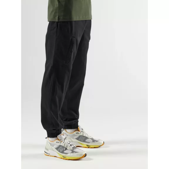 Elasticated Pant  - jet black