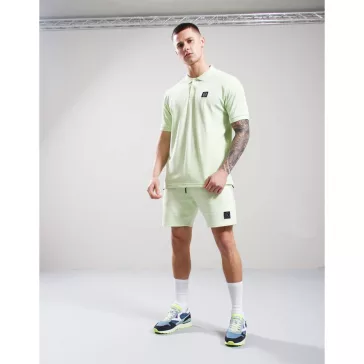 Embroidered Siren Polo Shirt - lime