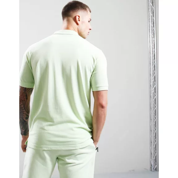 Embroidered Siren Polo Shirt - lime