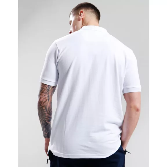 Embroidered Siren Polo Shirt - white