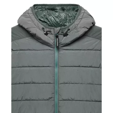 La Guardia Padded Jacket - zinc