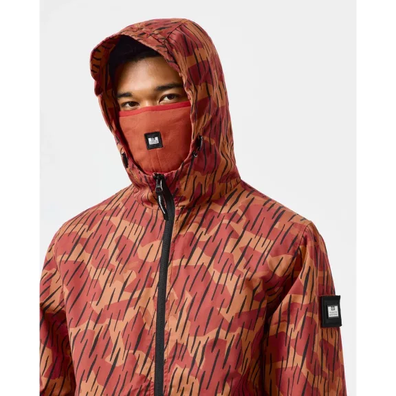 Technician Camo Cotton Twill Jacket - uluru orange rain camo