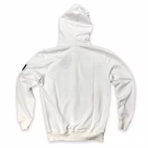 Logo Zip Hoody - white