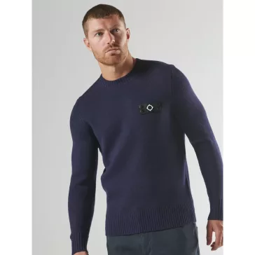 Montage Crew Knit - Ink Navy