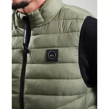 Oakdale Bubble Vest - Khaki