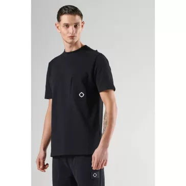 Pique Tee - Jet Black