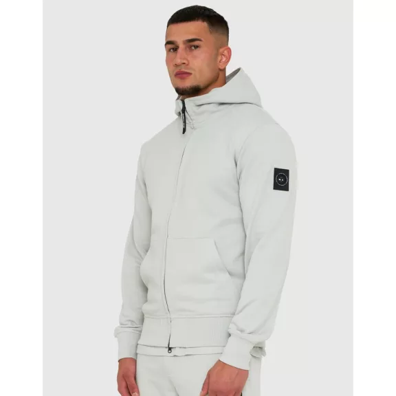 Siren Full Zip Hoodie - Dove Grey