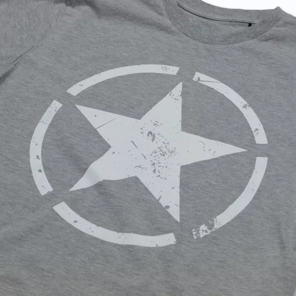 Star T - greyheather/white